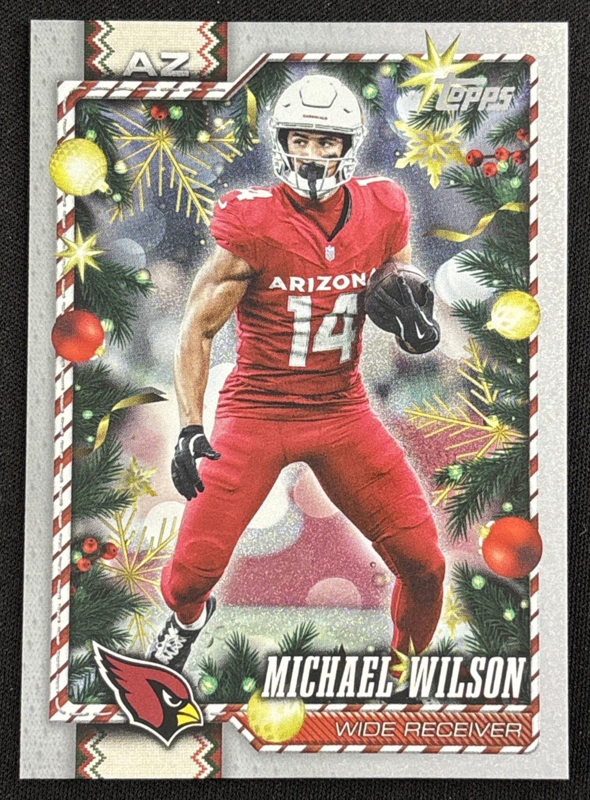 Michael Wilson 2026 Topps Holiday Glitter Cardinals | Arizona Cardinals