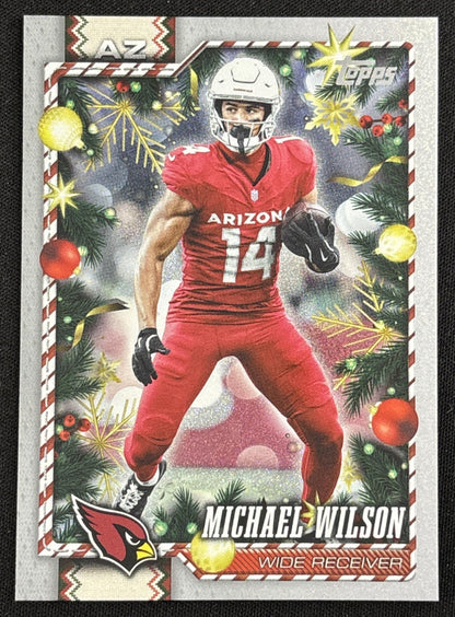 Michael Wilson 2026 Topps Holiday Glitter Cardinals | Arizona Cardinals