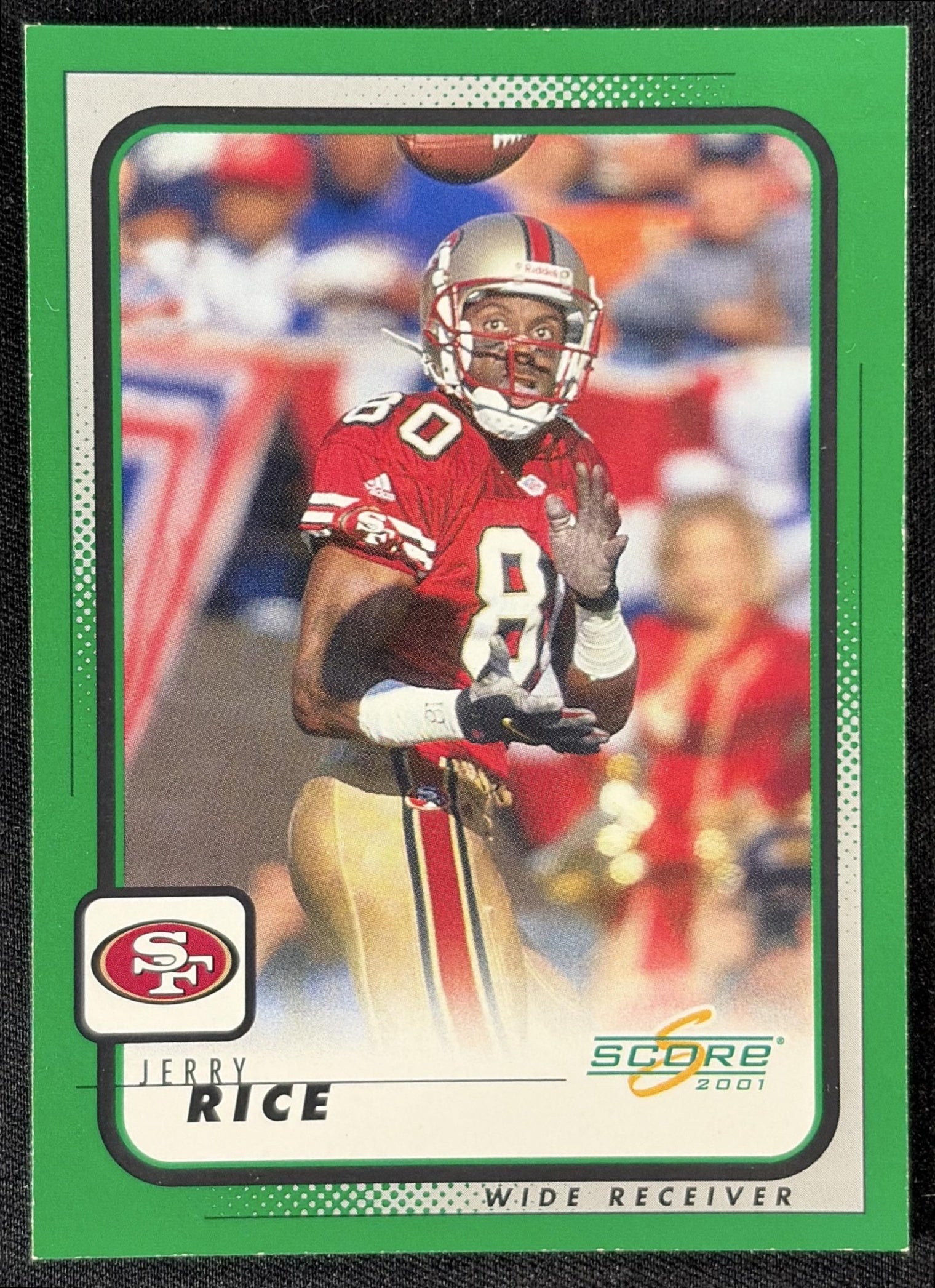 Jerry Rice 2001 Score 49ers
