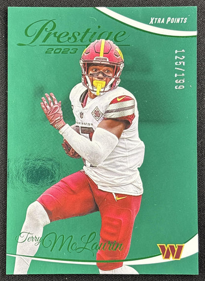 Terry McLaurin 2023 Panini Prestige Xtra Points Green /199 Commanders