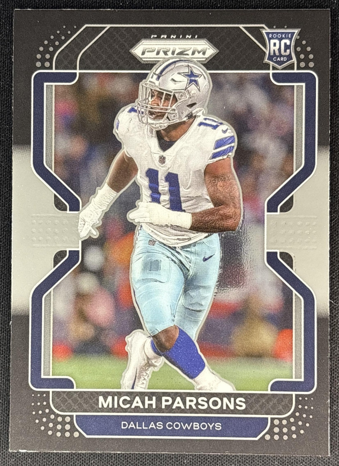 Micah Parsons 2021 Panini Chronicles Prizm Black Cowboys