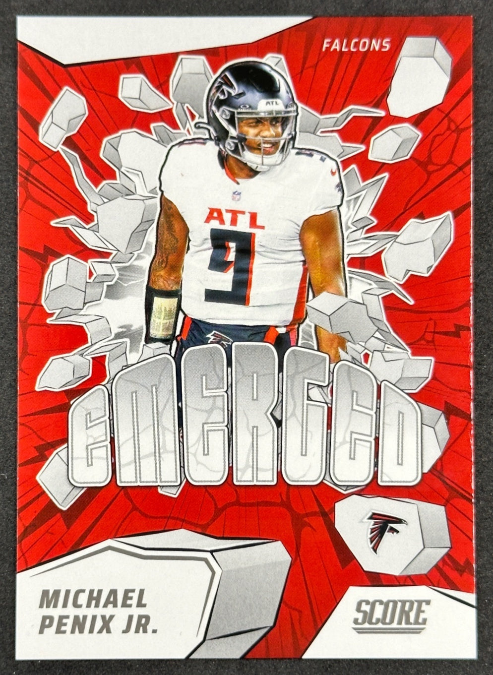 Michael Penix Jr. 2025 Score Emerged Falcons Sports Trading Cards