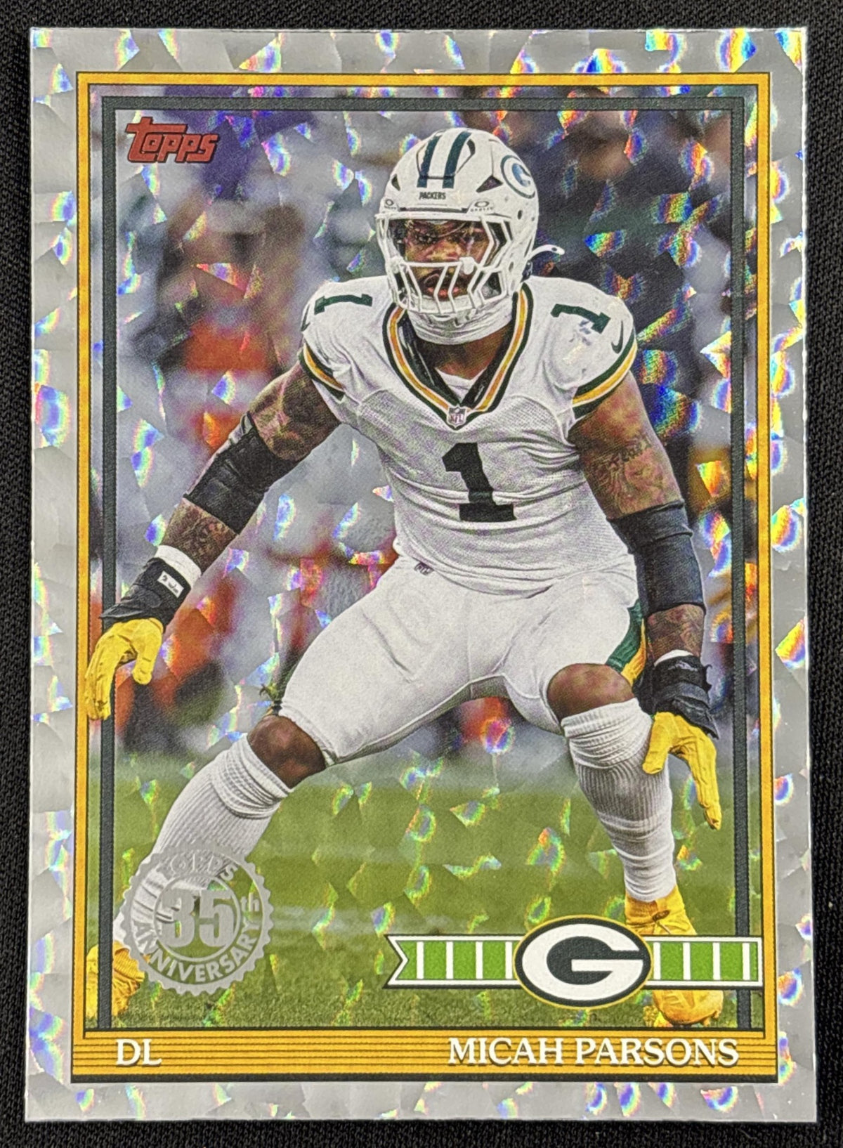 Micah Parsons 2026 Topps 1991 Crackle Foil Packers