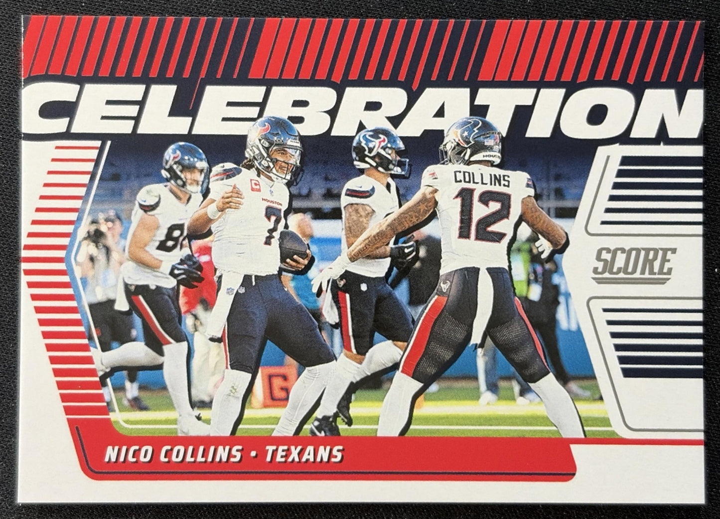 Nico Collins 2025 Panini Score Celebration Texans Sports Trading Cards