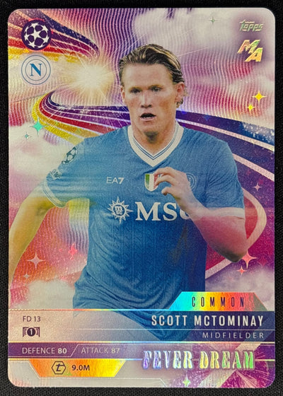 Scott McTominay 2025 Match Attax Madness UEFA Champions League Fever Dream Napoli Default Title Sports Trading Cards