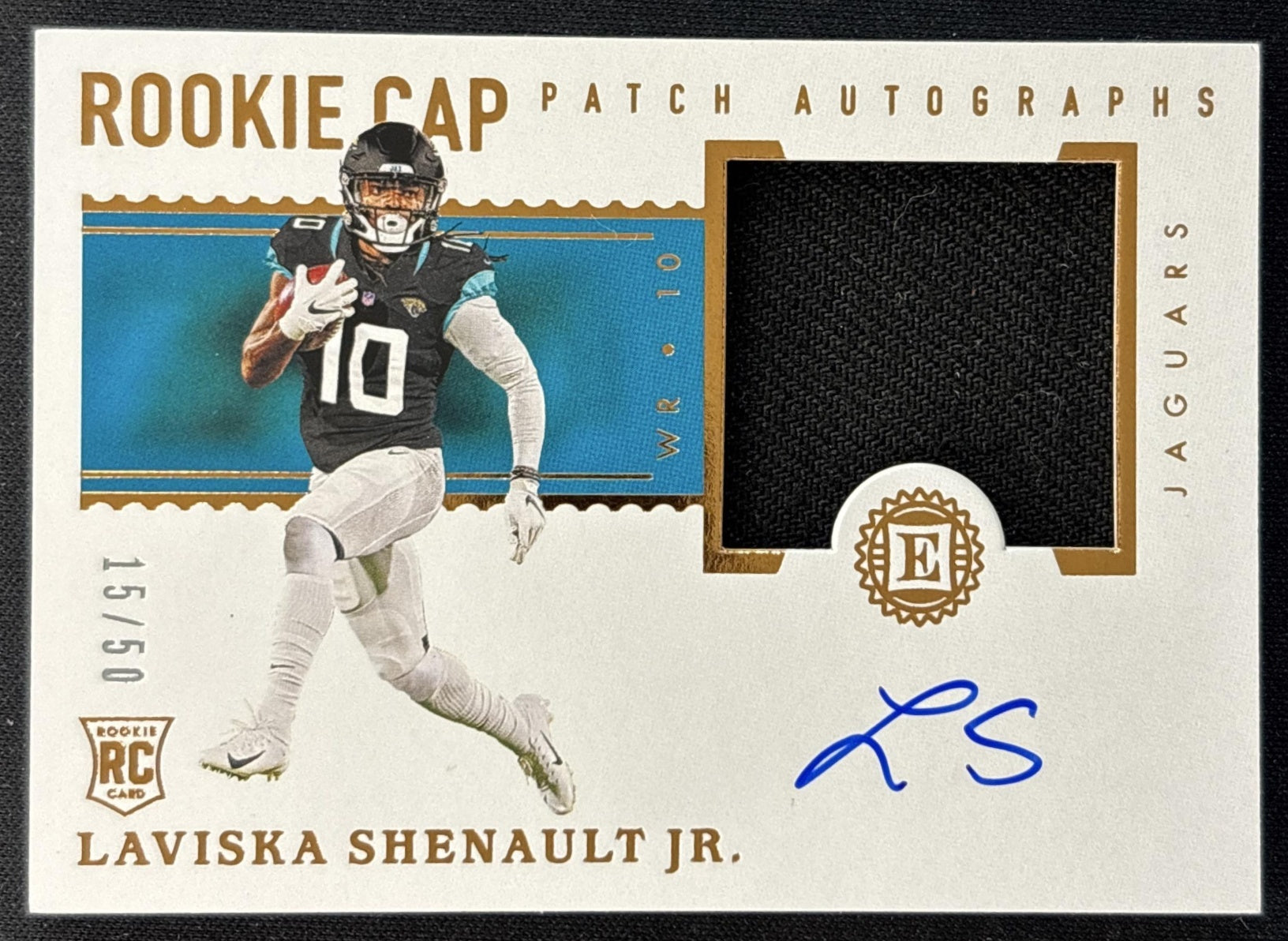 Laviska Shenault Jr. Rookie Cap /50 Jaguars front