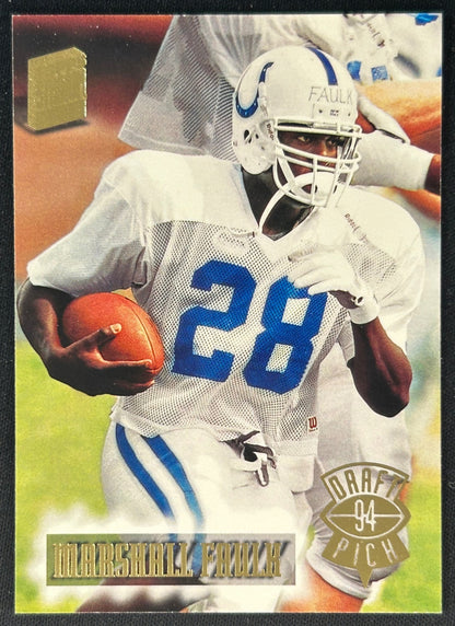 Marshall Faulk 1994 Stadium Club Colts Sports Trading Cards