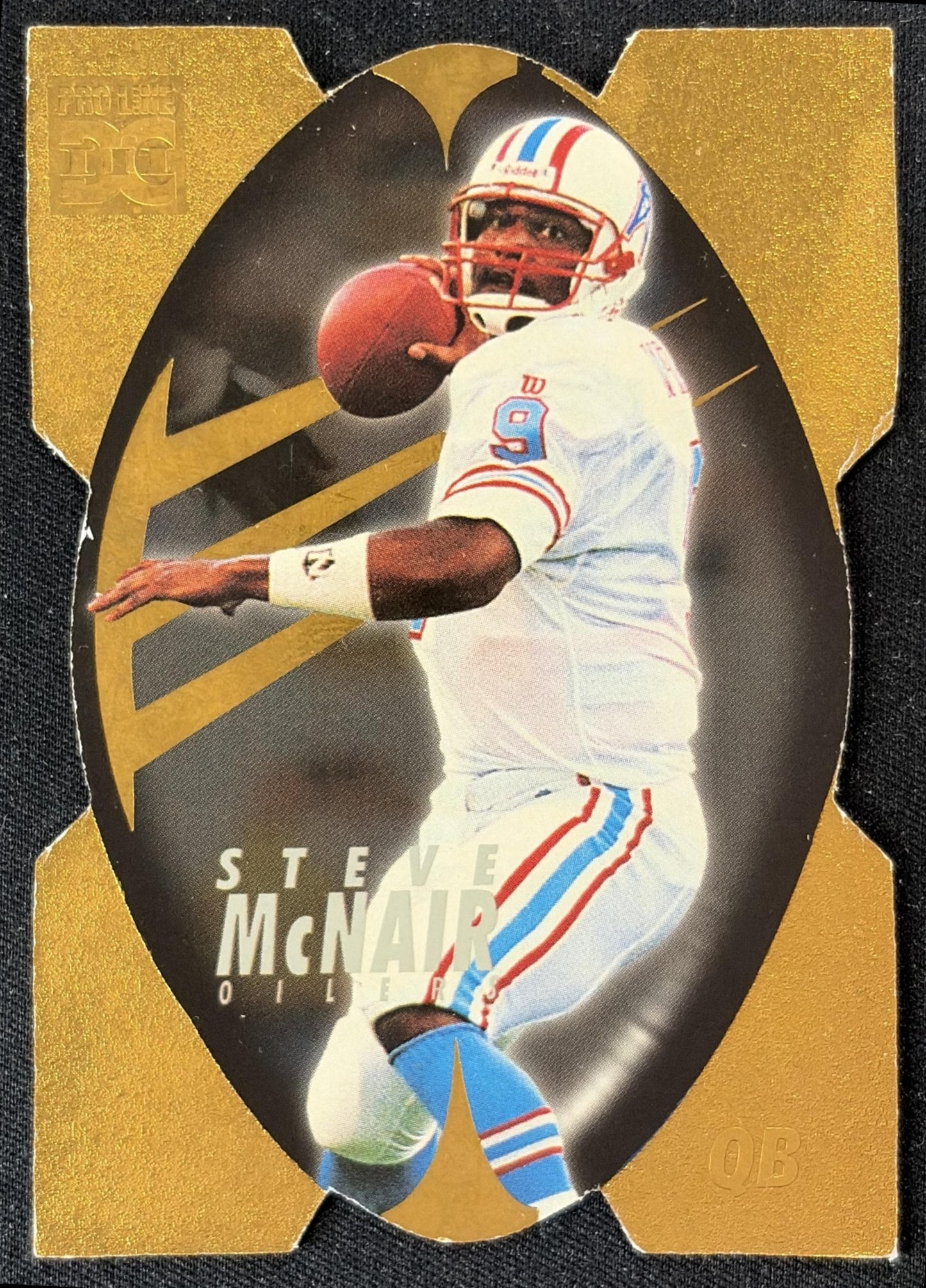 Steve McNair 1996 Fleer Metal Goldflingers