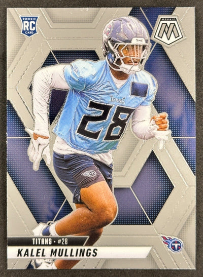 Kalel Mullings 2025 Mosaic Rookies Titans Sports Trading Card