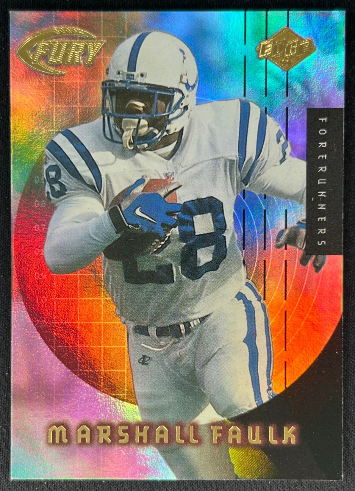 Marshall Faulk 1999 Fury Forerunners Colts
