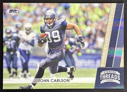 John Carlson 2011 Panini Threads Silver /250 Seahawks