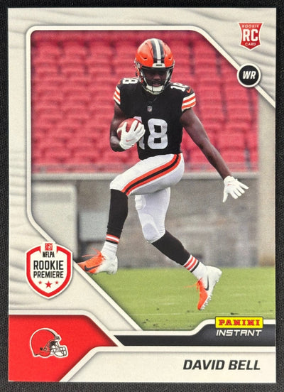 David Bell 2022 Instant NFL RPS First Look Browns Sports Trading Card