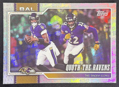 Quoth The Ravens 2026 Topps Fanatics Foil Sports Trading Card