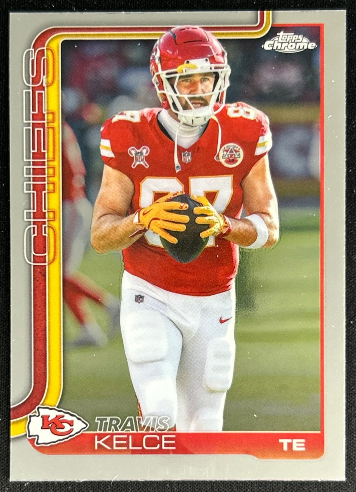Travis Kelce 2025 Topps Chrome Chiefs Default Title Sports Trading Cards