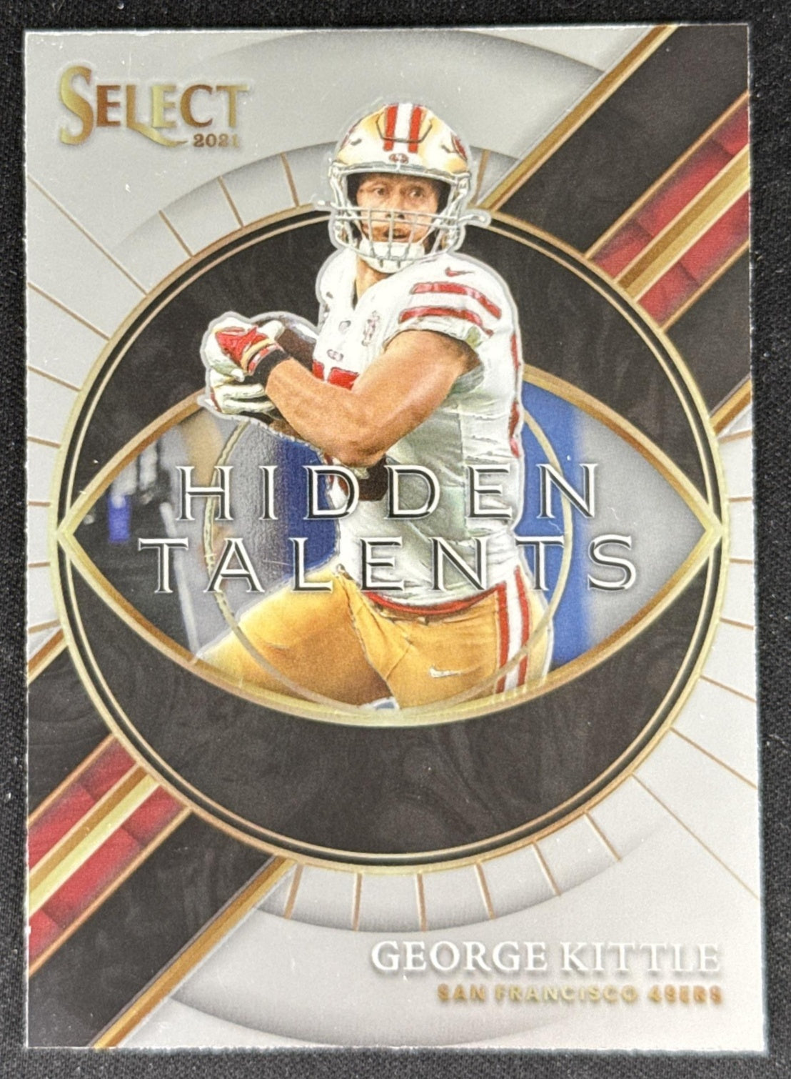 George Kittle 2021 Panini Select Hidden Talents 49ers Default Title Sports Trading Card