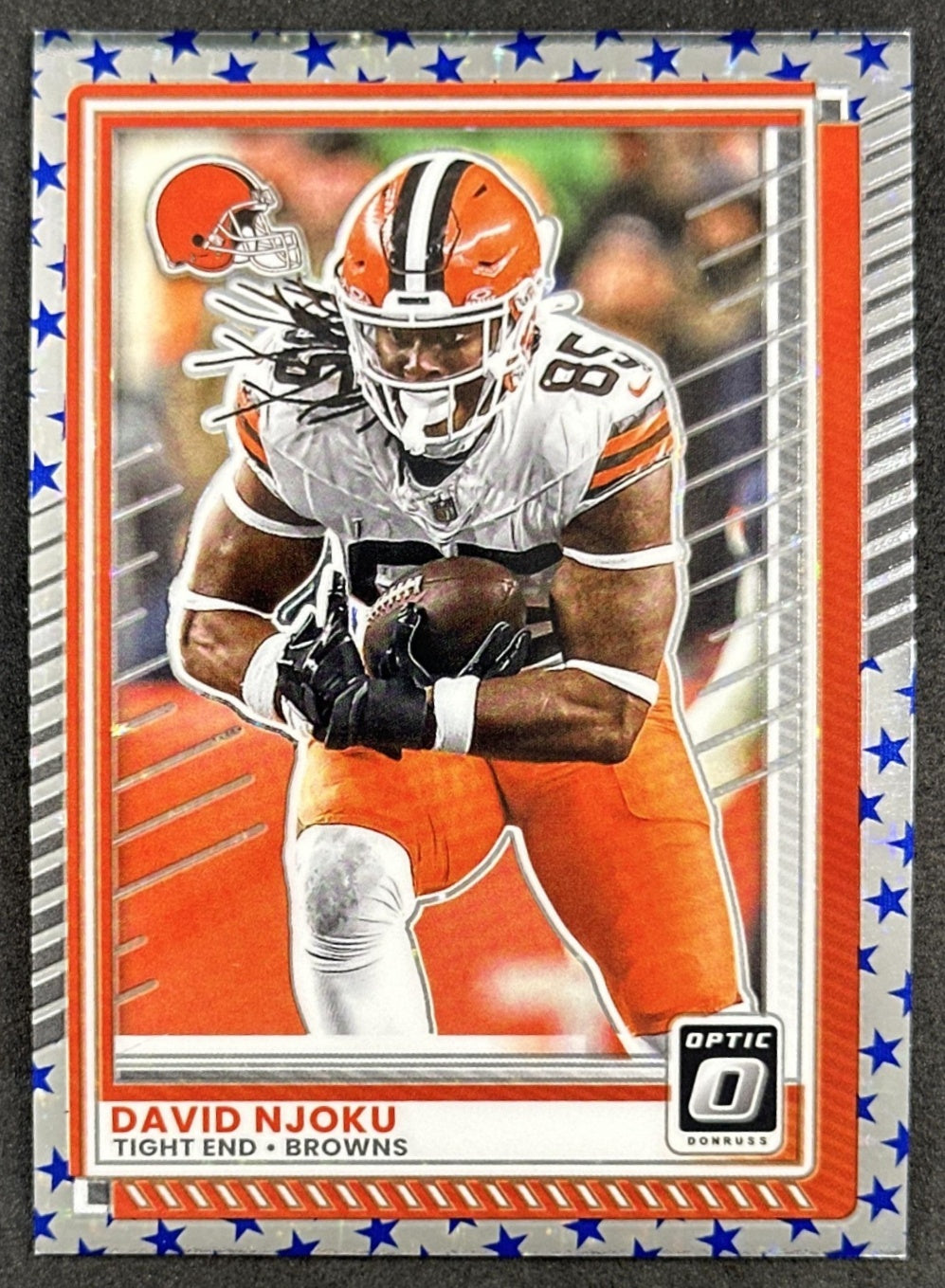 David Njoku 2025 Panini Donruss Optic Stars Prizm Browns Default Title Sports Trading Cards