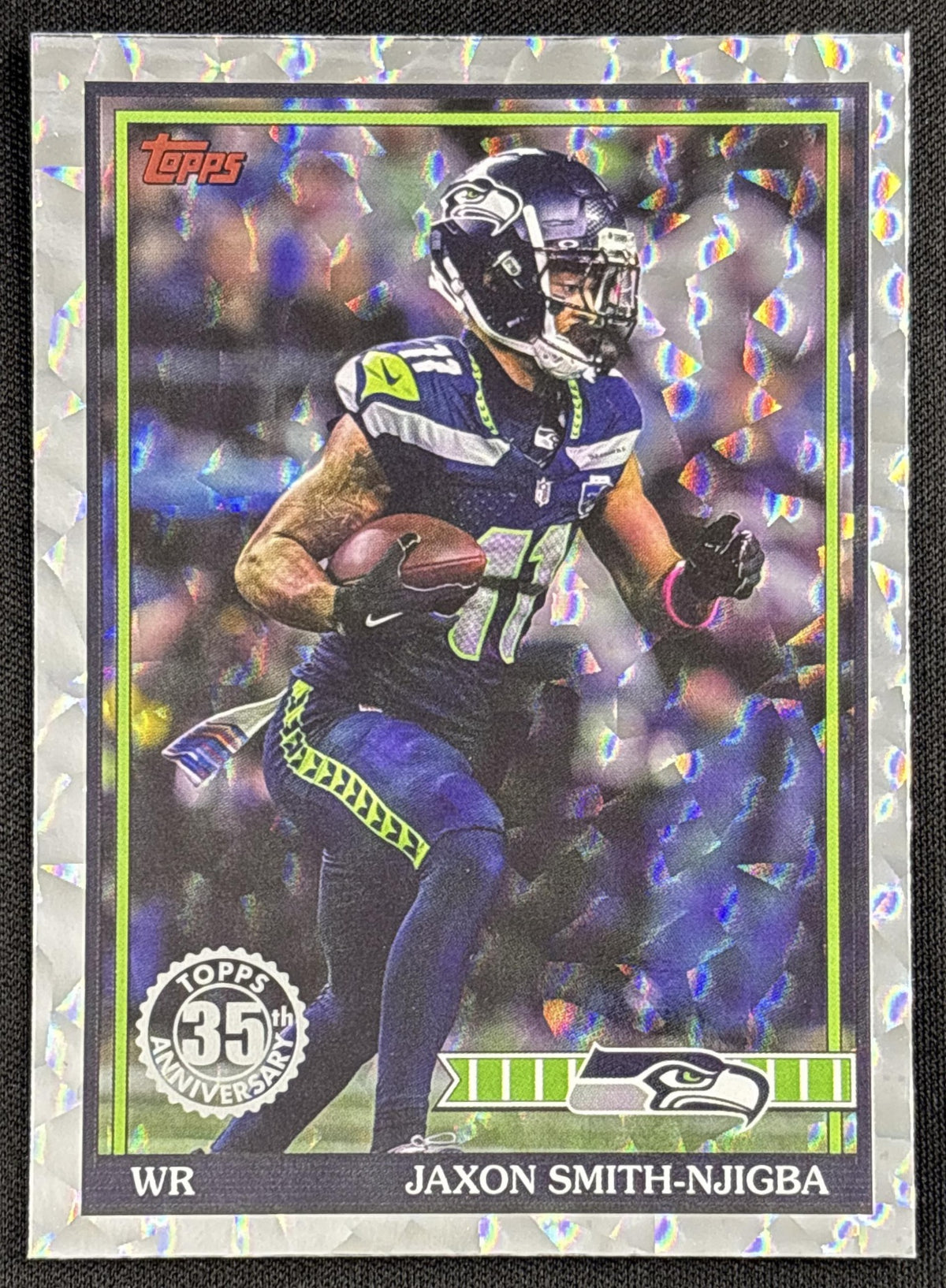 Jaxon Smith-Njigba 2026 Topps 1991 Crackle Foil Seahawks