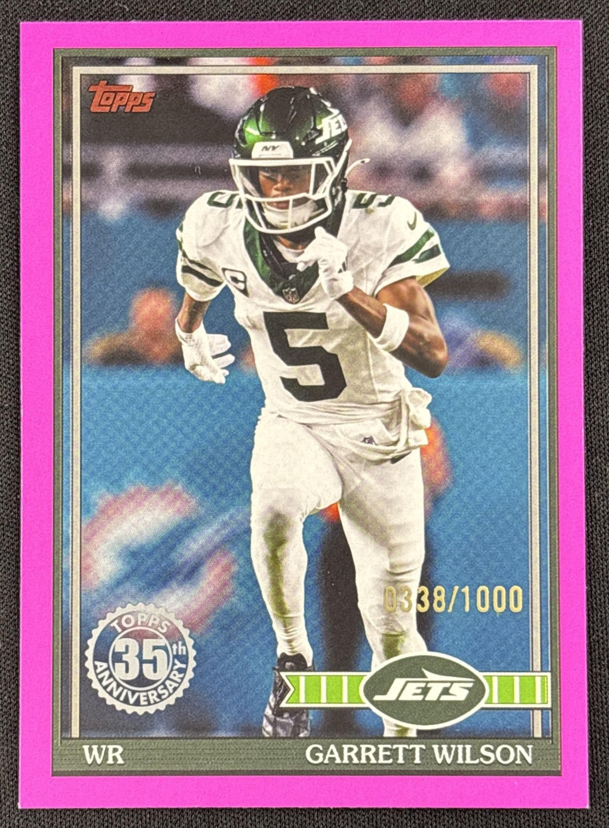 Garrett Wilson 2026 Topps 1991 Pink /1000 Jets