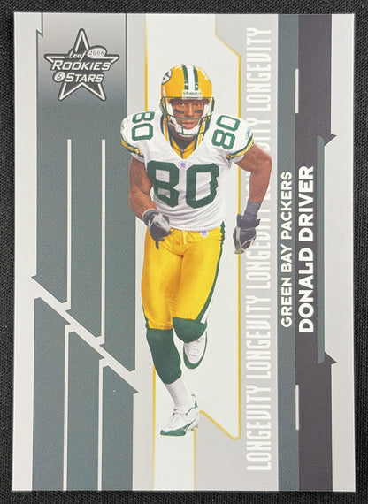 Donald Driver 2006 Leaf Rookies & Stars Longevity Silver /199 Packers