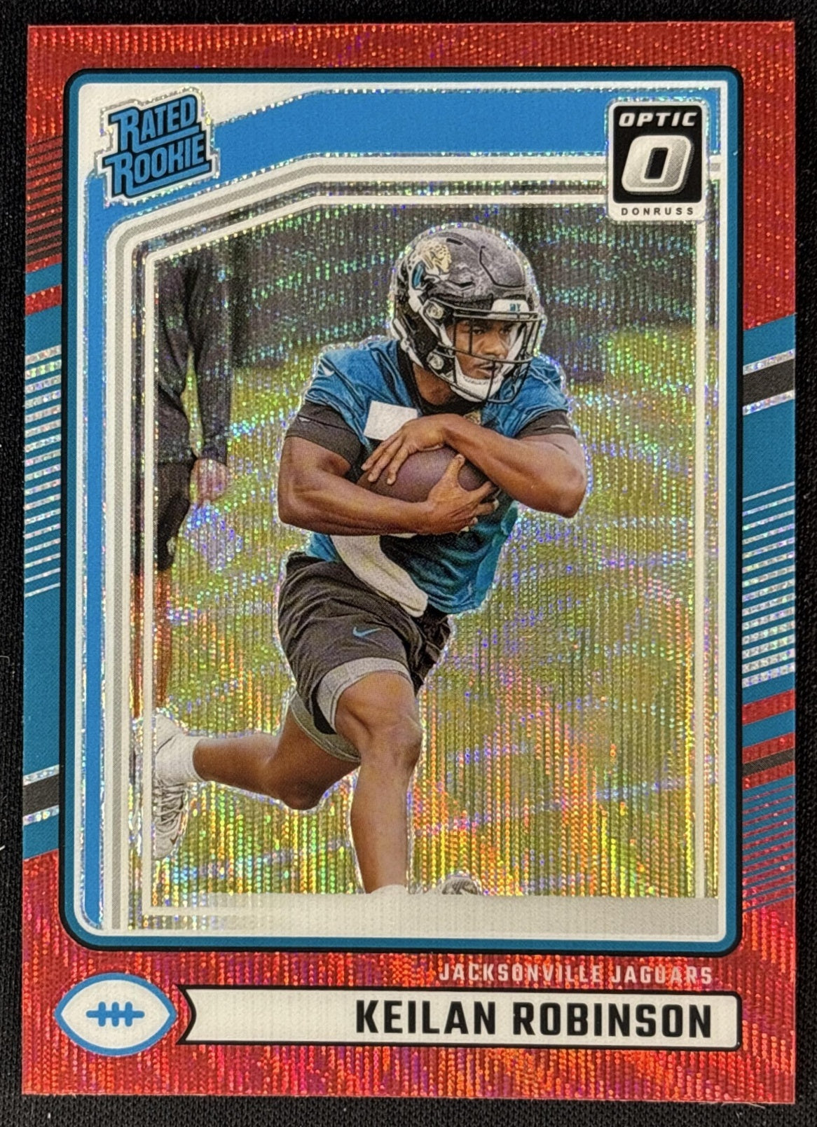 Keilan Robinson 2024 Panini Donruss Optic Rated Rookie Preview Red Wave Jaguars