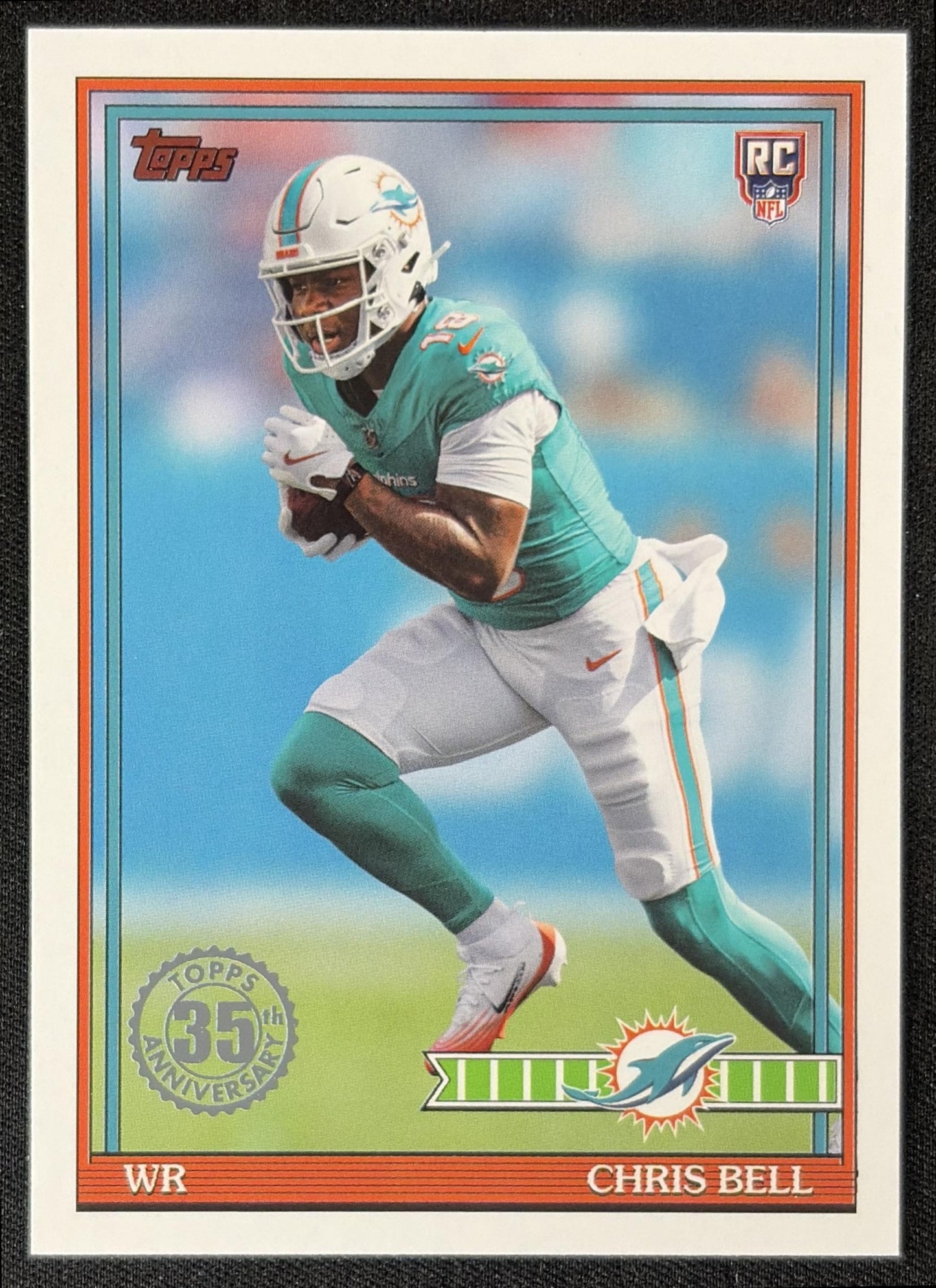 Chris Bell 2026 Topps 1991 Rookie Dolphins front