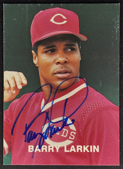 Barry Larkin 1987 "New Reds Machine" Reds Auto #17
