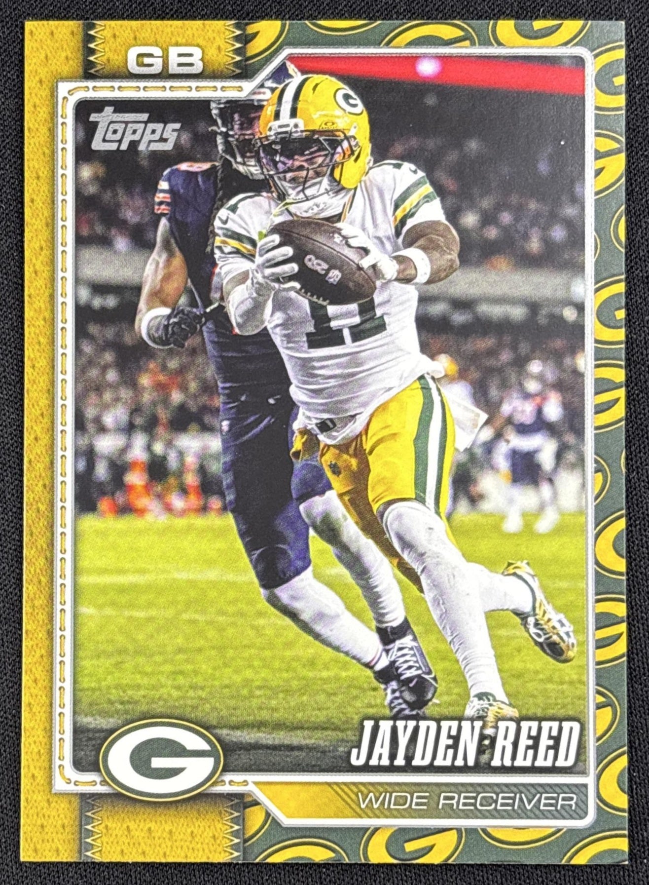 Jayden Reed 2026 Topps Team Color Border Variation Packers