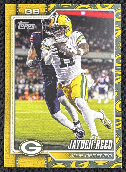 Jayden Reed 2026 Topps Team Color Border Variation Packers