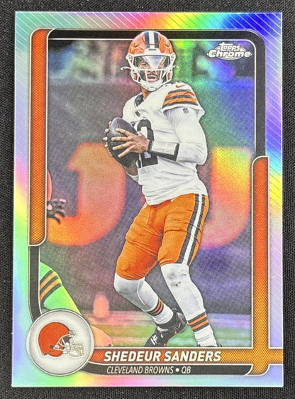Shedeur Sanders 2026 Topps The Collection Chrome Browns