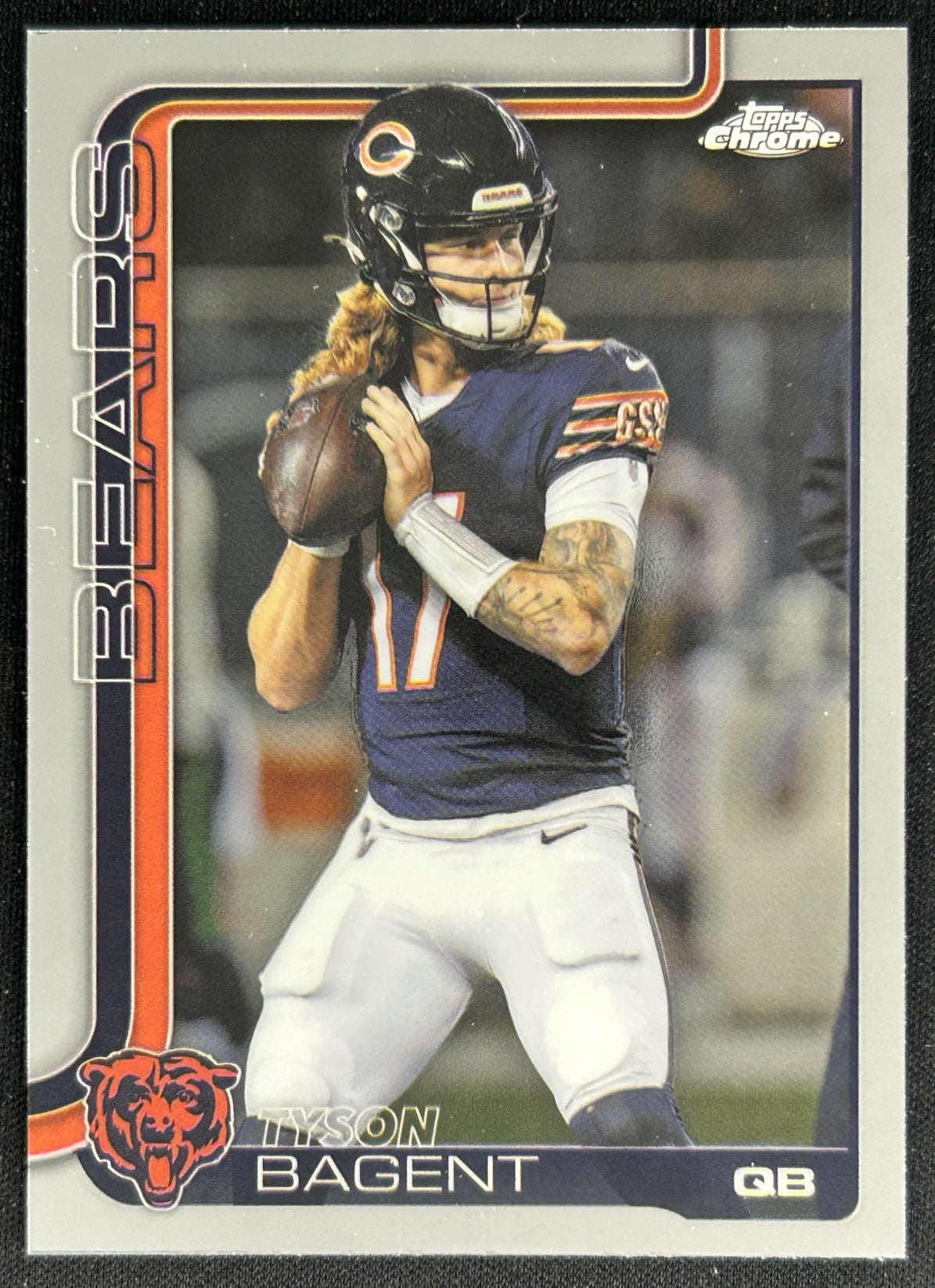 Tyson Bagent 2025 Topps Chrome Bears Default Title