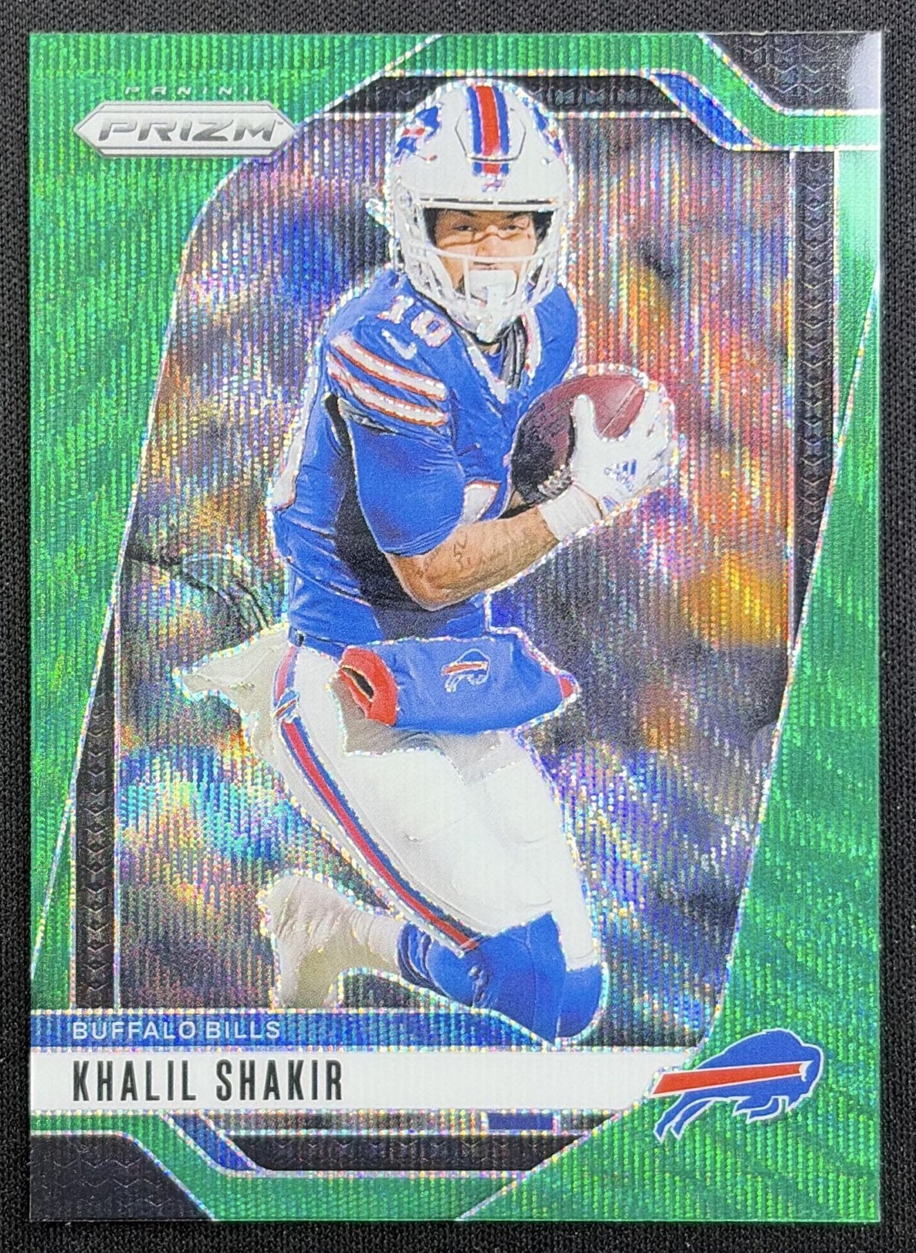Khalil Shakir 2024 Panini Prizm Green Wave Bills front