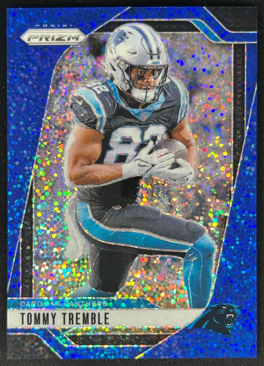 Tommy Tremble 2024 Prizm Blue Sparkle /96 Panthers sports trading card
