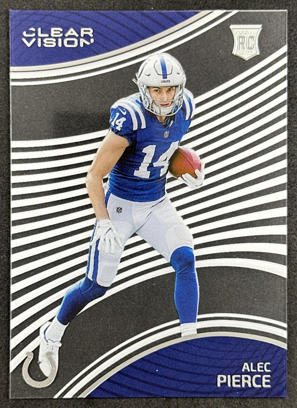 Alec Pierce 2022 Panini Chronicles Clear Vision Rookies Colts