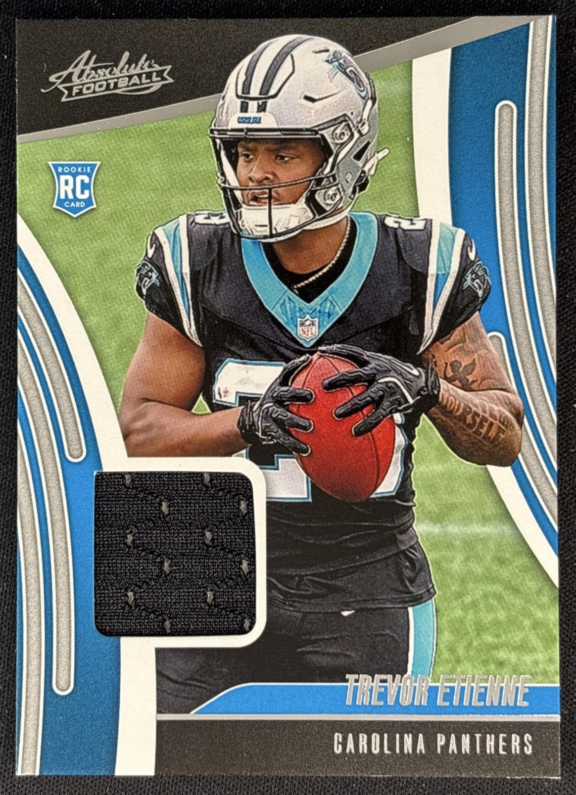 Trevor Etienne 2025 Panini Absolute Rookie Materials Panthers