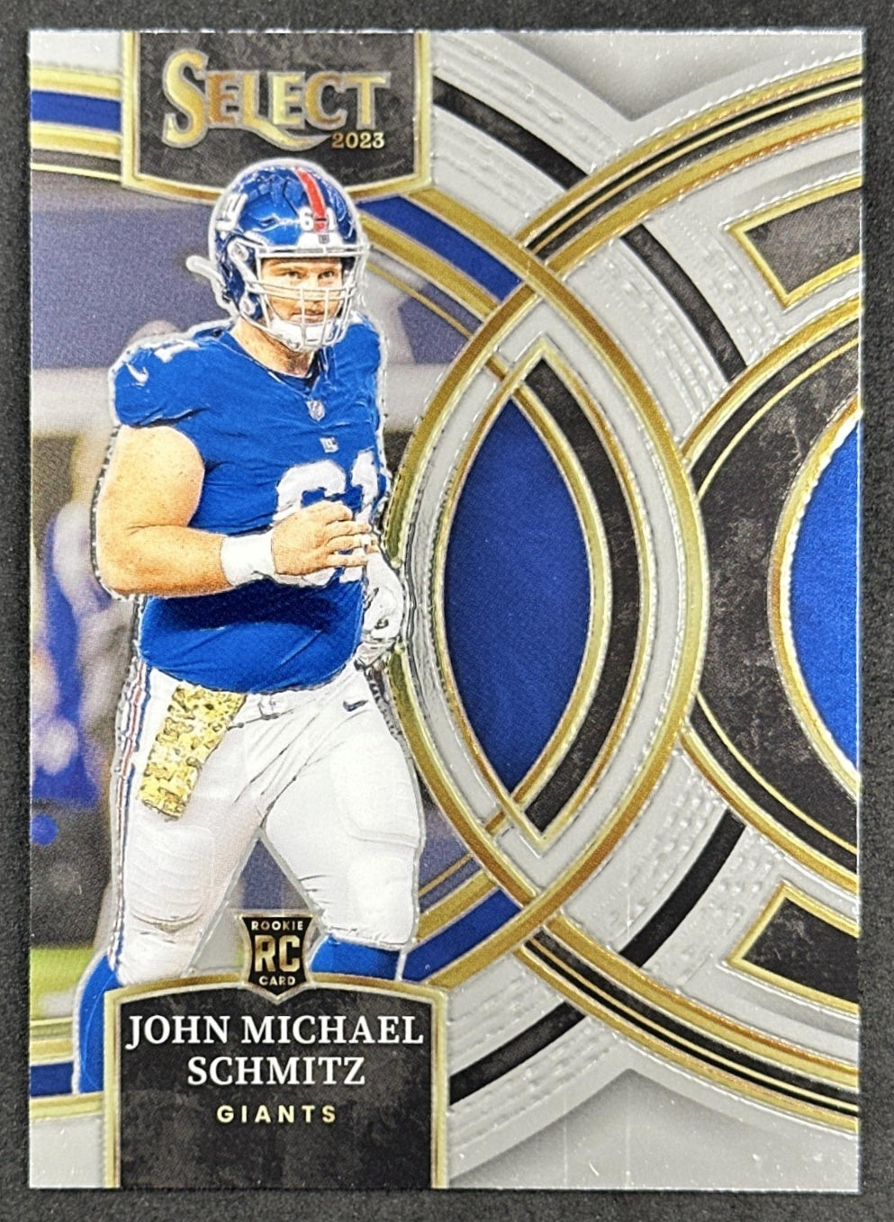 John Michael Schmitz 2023 Panini Select Giants front sports trading card