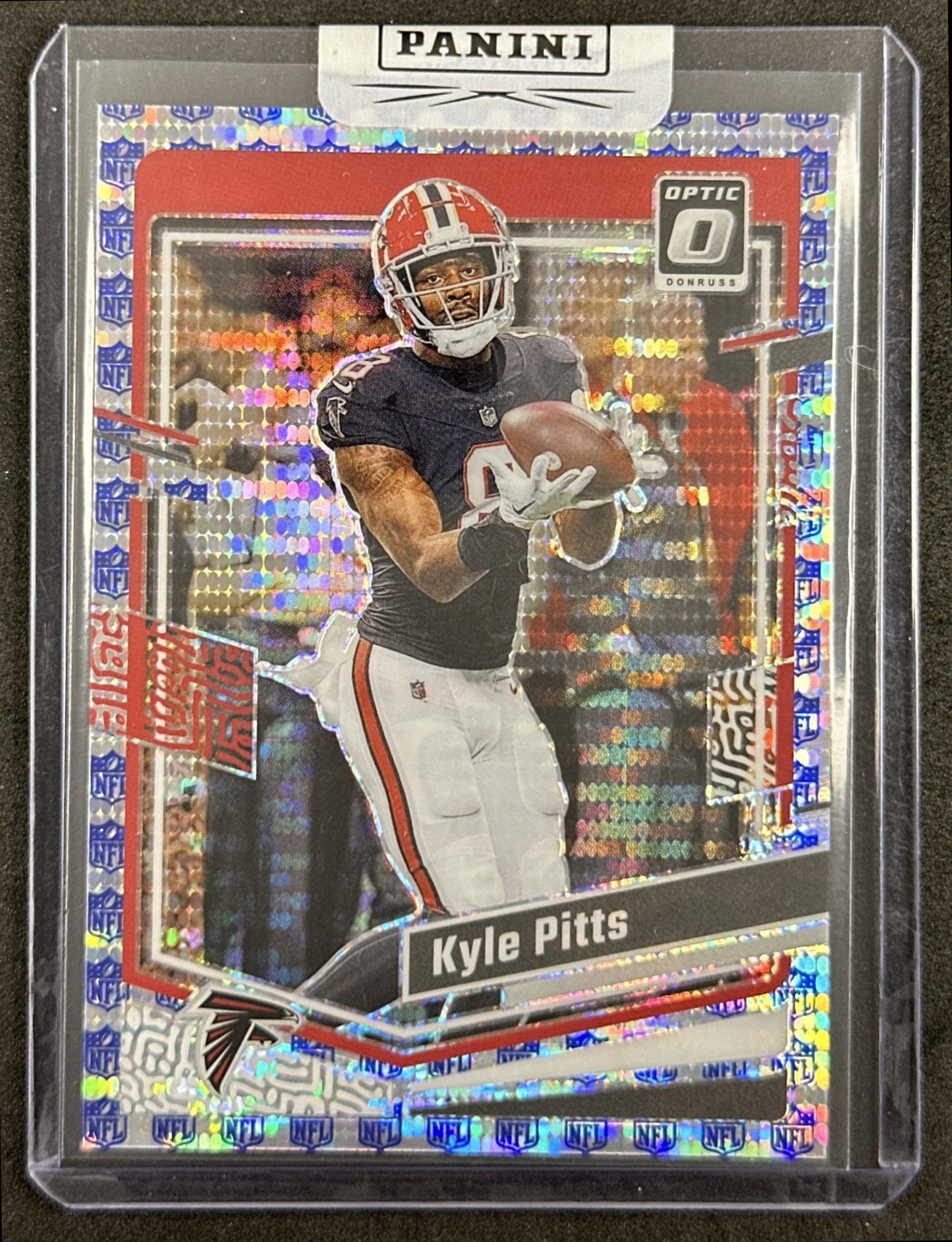 Kyle Pitts 2023 Panini Donruss Optic Shield Prizm /32 Falcons