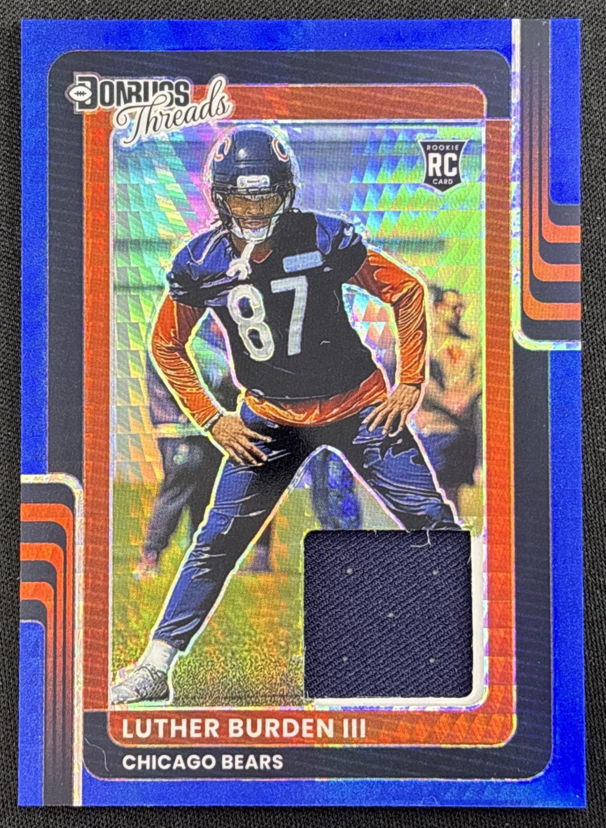 Luther Burden III 2025 Panini Donruss Optic Threads Bears