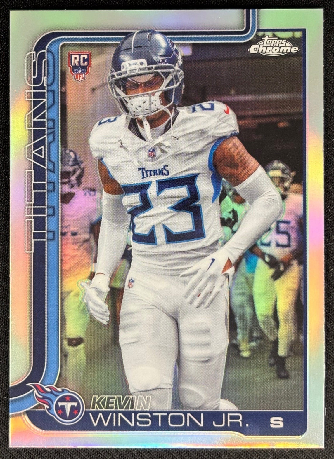 Kevin Winston Jr. 2025 Topps Chrome Rookie Refractor Titans Default Title Football