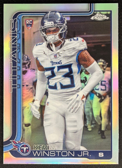 Kevin Winston Jr. 2025 Topps Chrome Rookie Refractor Titans Default Title Football