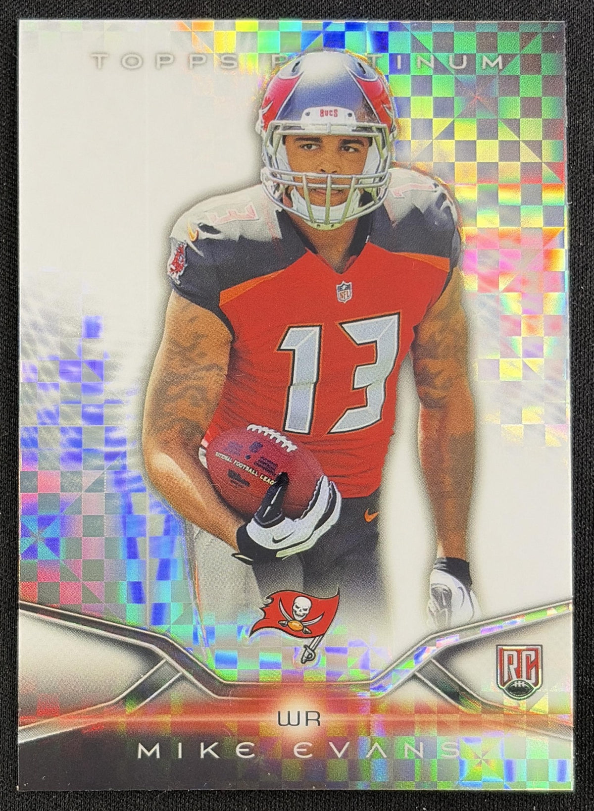 Mike Evans 2014 Topps Platinum Xfractors Buccaneers Sports Trading Card
