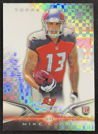 Mike Evans 2014 Topps Platinum Xfractors Buccaneers Sports Trading Card
