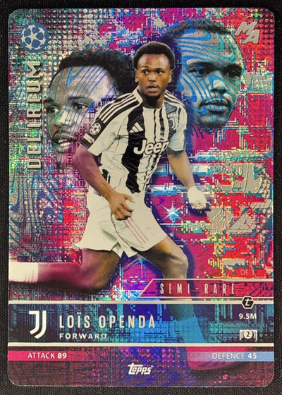Lois Openda 2025 Topps Match Attax Madness UEFA Champions League Delirium Sports Trading Cards