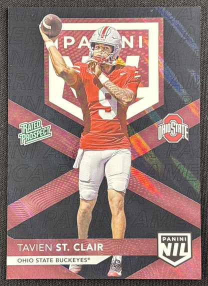 Tavien St. Claire 2026 Panini NSCC Silver Pack Foil