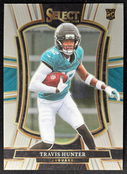 Travis Hunter 2025 Select Premier Level Jaguars Sports Trading Card