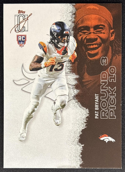 Pat Bryant 2025 Topps Signature Class Rookie Broncos front