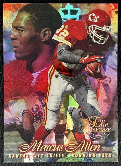 Marcus Allen 1997 Fleer Flair Showcase Row 1 Grace Chiefs