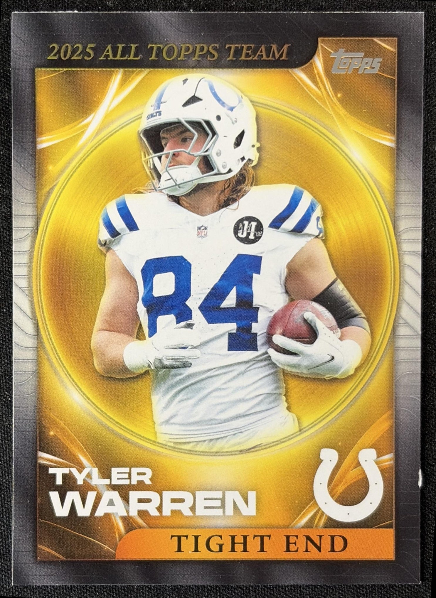 Tyler Warren 2026 Topps 2025 All-Topps Team Colts front