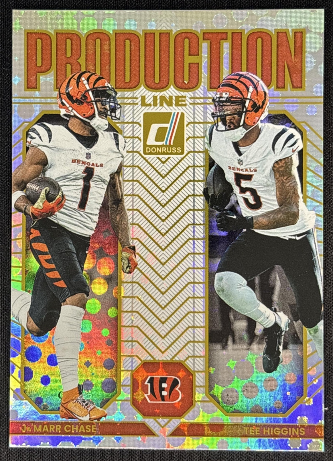 Ja'Marr Chase Tee Higgins 2025 Panini Donruss Production Line