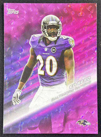 Ed Reed 2026 Topps Greats Of The Game Crackle Foil Ravens