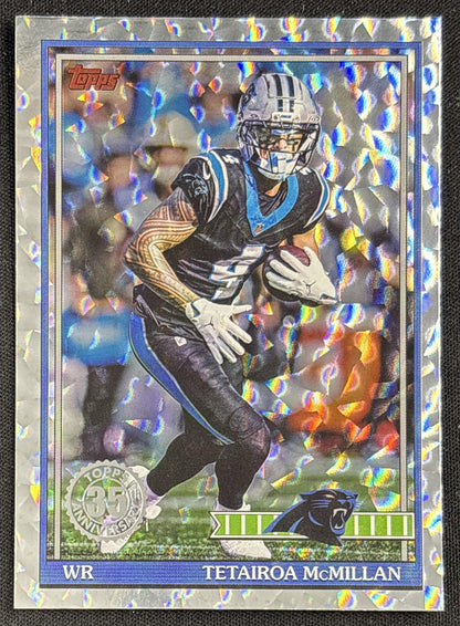 Tetairoa McMillan 2026 Topps 1991 Crackle Foil Panthers